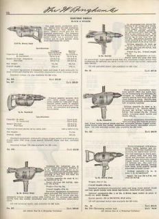1941 Black & Decker Electric Drills Vintage Tool Ad