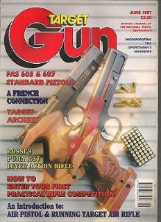 June 1997   Rossi Puma, FAS 603, 607, Pietta Pony Express, air pistol