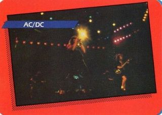 Rock Star 1985 Concert Cards 1st Series AGI Inc RARE Trading Card 4 AC