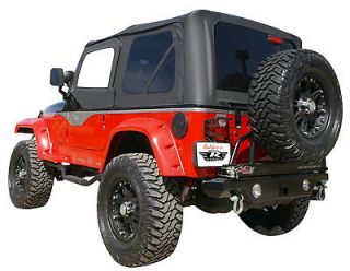 Jeep Wrangler Soft Top Black Diamond with Skins and Tinted Plastic