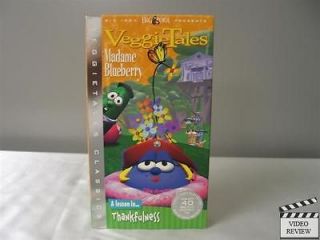 VeggieTales   Madame Blueberry VHS Classic VeggieTales Edition
