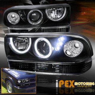 98 04 Chevy S10/Blazer LED HALO Projector Headlights+Sig nal Bumper