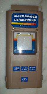 Vintage Microvision Game Cartridge Blockbuster In Very Good Condition