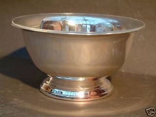 Sterling Silver 8in Paul Revere Style Bowl   MINT