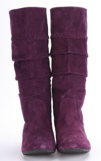 Blondo Canada Suede Leather Womens Boots B1400 99 Purple Size 7.5M NEW