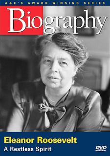 Biography Eleanor Roosevelt   A Restless Spirit DVD   BRAND NEW