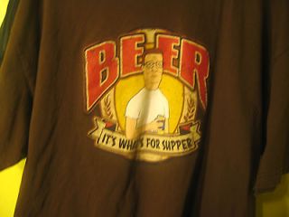 Hill T Shirt, BEER Its whats for Supper with King of the Hill Tag