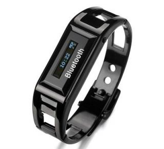 LCD Bluetooth Vibrating Alert Bracelet Watch For Cell Incoming call