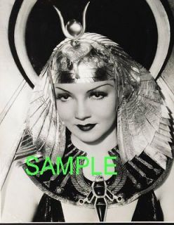 1934 CLAUDETTE COBERT Cleopatra Photo