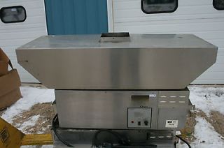 MM14 Electric Counter Conveyor Pizza Oven with Exhaust Hood No Reserve