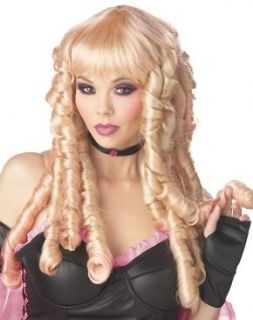 Blonde Ringlet Curls Wig Little Bo Peep Marie Antoinette & More