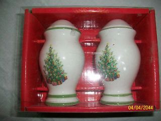 christopher radko traditions collection salt & pepper shakers new in