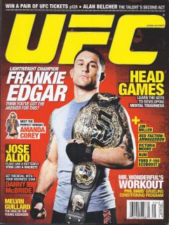 UFC MAGAZINE FRANKIE EDGAR MENTAL TOUGHNESS JOSE ALDO DANNY MCBRIDE