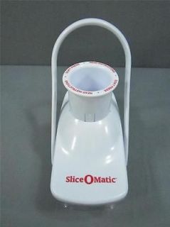 Brand Slice O Matic Plastic Food Slicer Gently Used With Two Blades