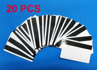 20PCS Blank Hi Co Magnetic Strip Cards ID 3 Track FOR Mag Stripe