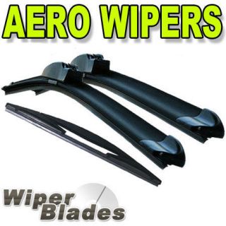 AERO FRONT/REAR Wiper Blades Mitsubishi Outlander 2003