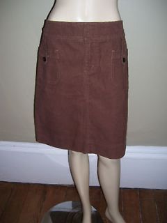 Womens Bob Timberlake Brown Cord Corduroy Skirt Size 2 New With Tag