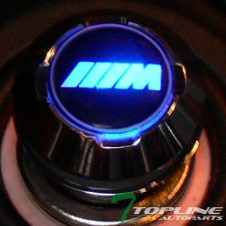 18mm BLUE LED CIGARETTE LIGHTER 12V CAR CHARGER OUTPUT BMW M POWER