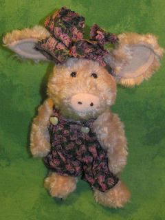 Boyds Bears Plush~KAITLIN McSWINE~PIG~Fl oral Romper~Way To Cute