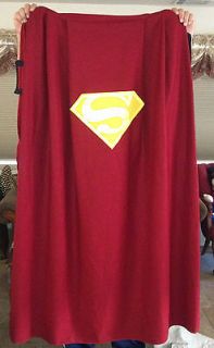 DEAN CAIN SCREEN WORN SUPERMAN CAPE HAND SIGNED & NUMBERED w COA