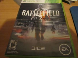 Battlefield 3 (Xbox 360, 2011) Cleaned & Tested.
