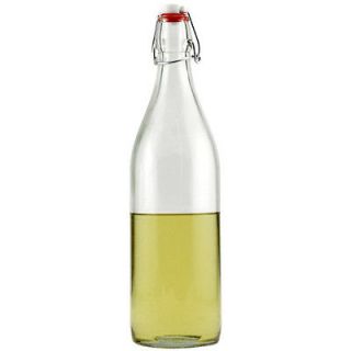 Bormioli Rocco Giara Clear Glass Swing Top Bottle   33.75 oz   Drinks
