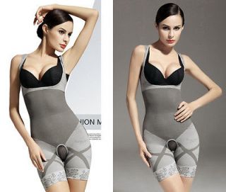 Natural Bamboo Charcoal Body Shaper Underwear Slimming Suit bodysuits