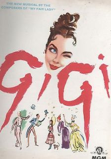 GIGI SOUVENIR PROGRAMME BROCHURE Film Movie 1958 Leslie Caron Maurice