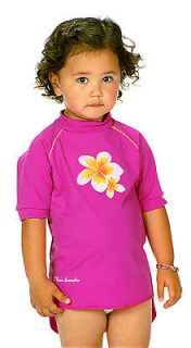 Girls UV Swim Shirt Rash Guard  Sizes 4 & 6   UPF 50+ Sun Protection