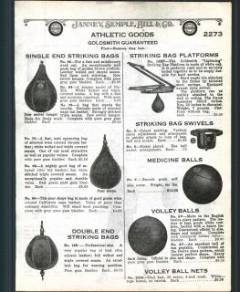 1928 ad Goldsmith Boxing Gloves Head Gear Ear Protectors Striking Bags