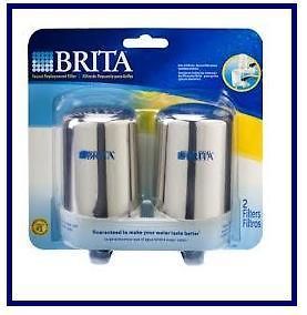 BRITA CHROME FAUCET MOUNT REPLACEMENT WATER FILTER FF 100 & OPFF 100