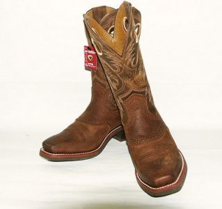 Mens Ariat Heritage Roughstock Square Toe Western Rodeo Cowboy Boot