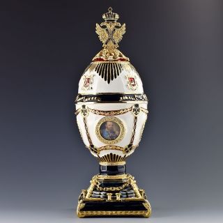 Imperial Eagle Faberge Inspired Egg