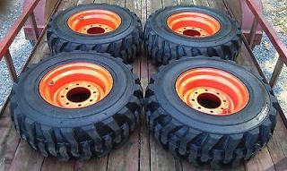 NEW 12X16.5 Skid Steer Tires & Rims for Bobcat   12 16.5   12 ply