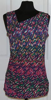 DAISY FUENTES~Woman s Multi Color Sleeveless Top~Size X LARGE~NWT