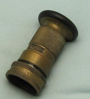 Vintage Brass ~ Fire Hose Nozzle ~ Antique Collectable ~ Powhatan