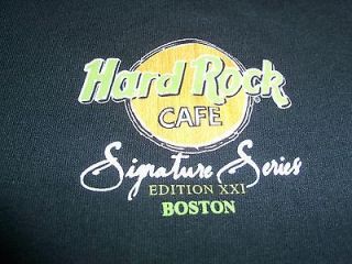 Womens Hard Rock Cafe Boston,MA Bruce Springsteen Signature Series T