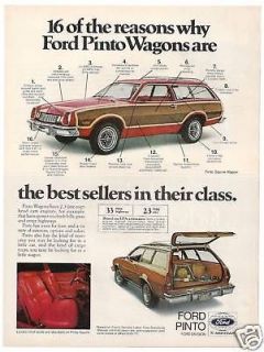 1978 Ford Pinto Station Wagon photo car print ad