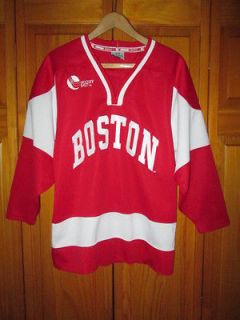 Boston University Terriers hockey jersey kids boys youth L 16/18 BU