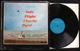 CHARLIE BYRD SOLO FLIGHT RIVERSI DE #498 MONOAURAL Album JAZZ GUITAR