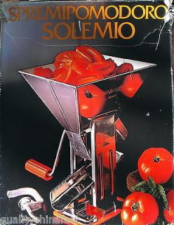 Hand Crank BST Tomato Press Strainer Italy SpremiPomodoro Solemio