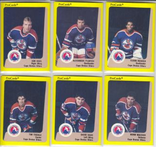 1989 90 Cape Breton Oilers Alexander Tyjnych Goalie