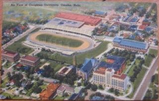 1940 Linen Creighton Univ. Football Stadium  Omaha, NE