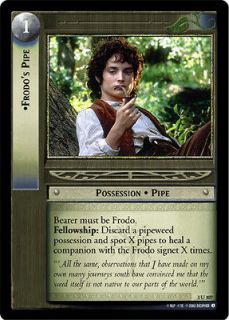 LOTR TCG CCG ROTEL Realms of the Elf Lords Foil Frodos Pipe 3U107