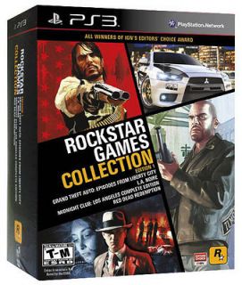 ROCKSTAR GAMES COLLECTION EDITION 1 PS3 (4 GAMES) GTA RDR LA NOIRE