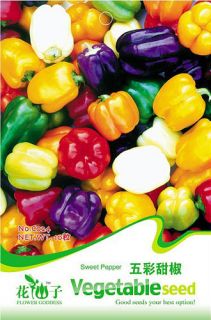 Pepper Seeds ★ Vegetable Seeds Organic Green Sweet Taste Colorful