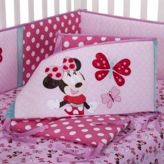 DISNEYS MINNIE MOUSE CRIB BUMPERS NEW IN PACKAGE