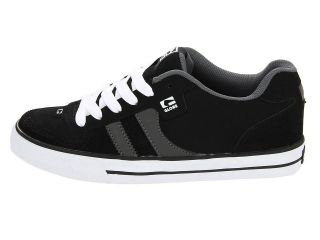 ENCORE Black / Charcoal Grey / White Mens Nubuck Skate Shoes Casual