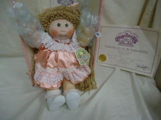 Vintage 1984 Cabbage Patch Applause Porcelain 16 doll Jessica Louise