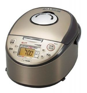 New TIGER rice cooker If cooking 5.5 cooked brown IH JKJ V100 T Japan